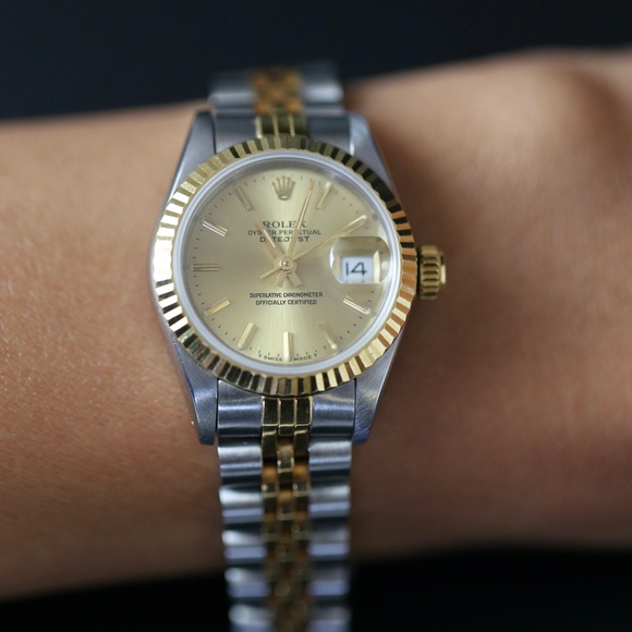 Rolex 26mm Two Tone 18K Yellow gold Stainless Watch main image 4